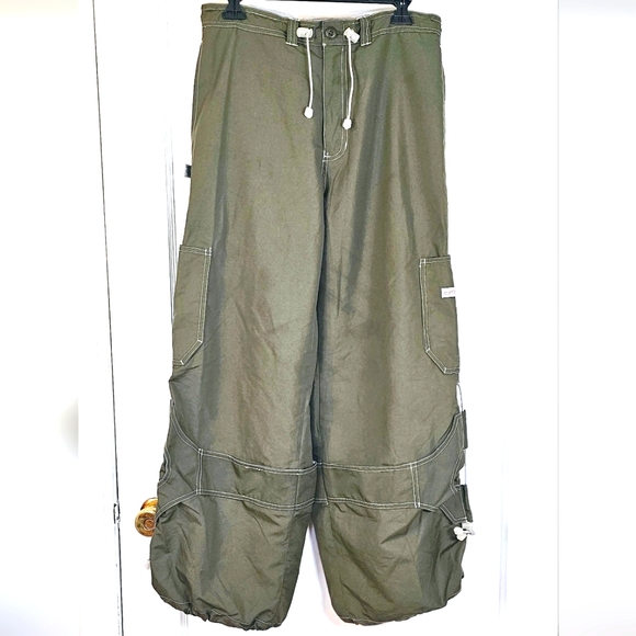 Caffeine Moss Green Phat Pants - Picture 1 of 11